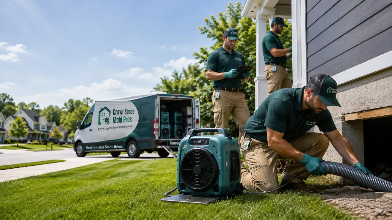 Crawl Space Mold Removal in Marysville, CA